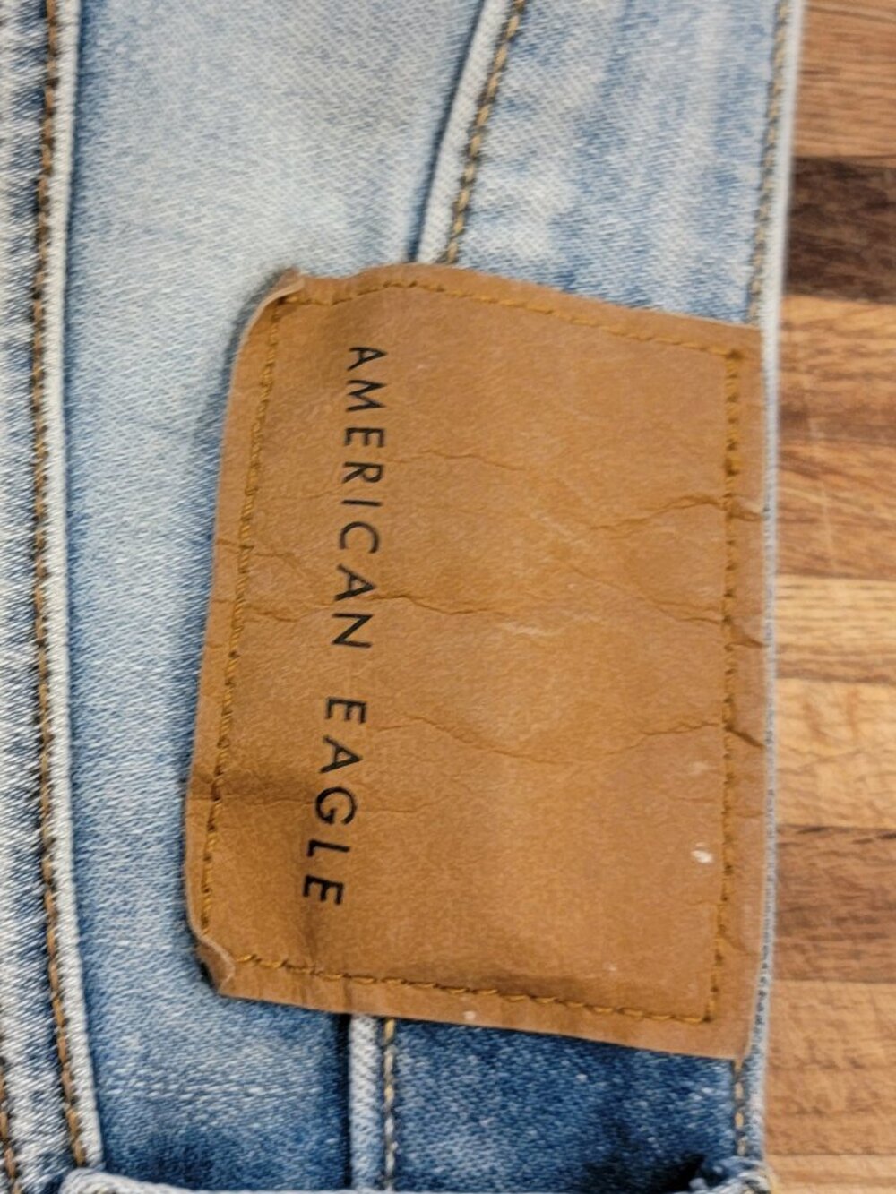 American Eagle Airflex 360 Factory Distressed Light Wash Men's Jeans 31 x 30 - Picture 10 of 10